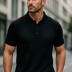 Polo Shirt | Black | Al-Mussawwir