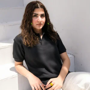 Alternative view of Polo Shirt | Black | Al-Mussawwir