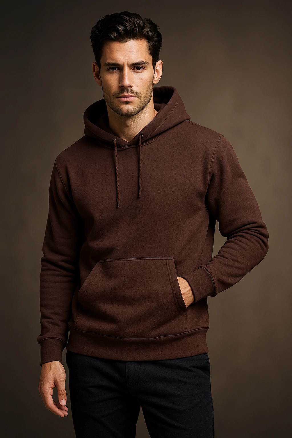 Winter Hoodie | Brown | Al-Mussawwir (Unisex) - Image 3