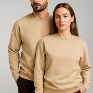 Cool Beige | Al-Mussawwir Unisex | Crewneck Winter Sweatshirt