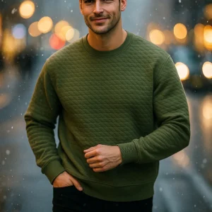 Green - Al-Mussawwir Unisex Crewneck Winter Sweatshirt